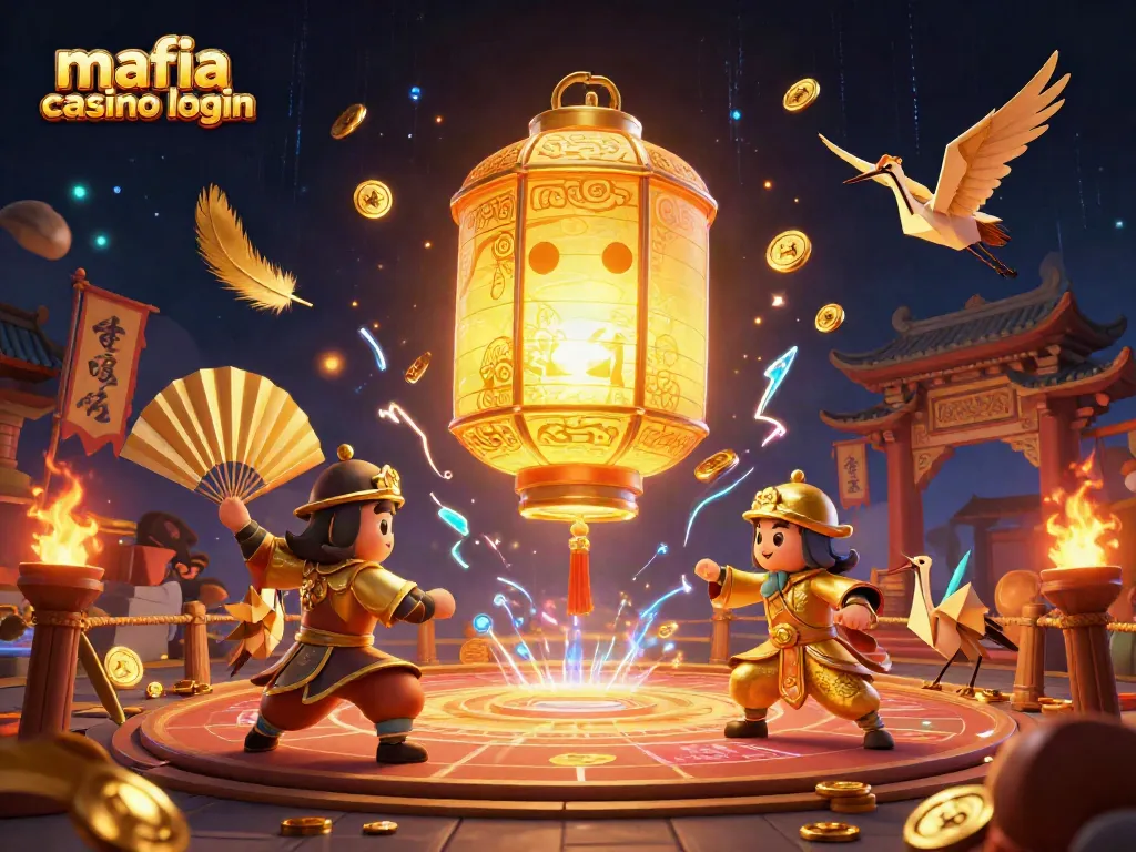 Experience seamless gameplay with mafia casino login in a vibrant 3D gaming world filled with lucky symbols.