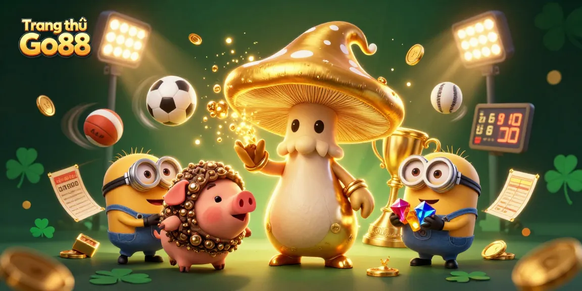 Experience the thrill of winning at Trang chủ Go88 with dynamic casino action and magical golden elements all around.